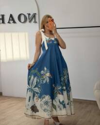 Robe Azur Florale - Noah