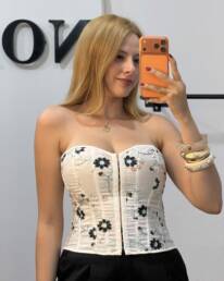 Bustier corset floral - Noah