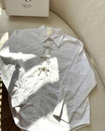 Chemise Blanche Papillon - Noah