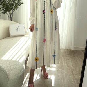 Robe Florale Brodée