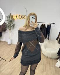 Pull Bardot Argyle - Noah