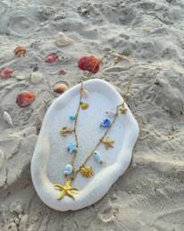 Collier Bleu Azur - Noah