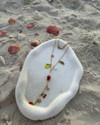 Collier Cœur Fleuri - Noah