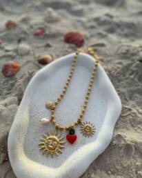Collier Cœur Solaire - Noah