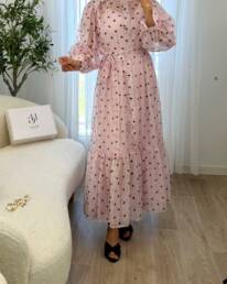 Robe Pink Dot Chic - Noah