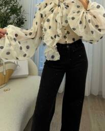 Chemise Black Dot - Noah