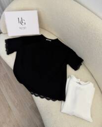 Pull Dentelle Élégance - Tops - Noah