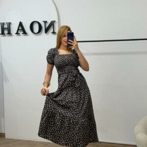 Robe Bohème Noisette