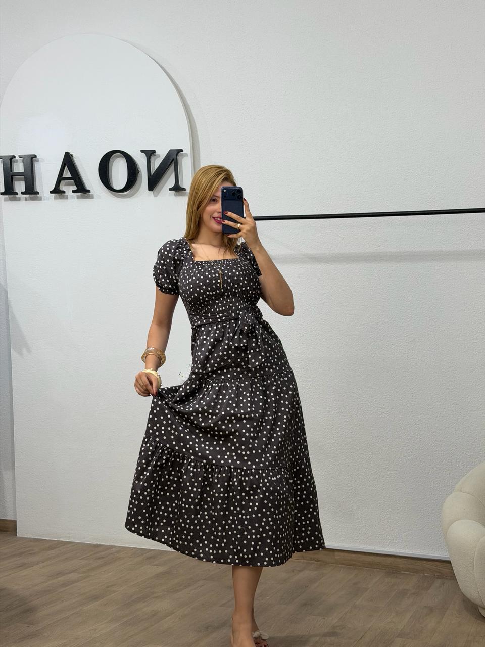 Robe Bohème Noisette