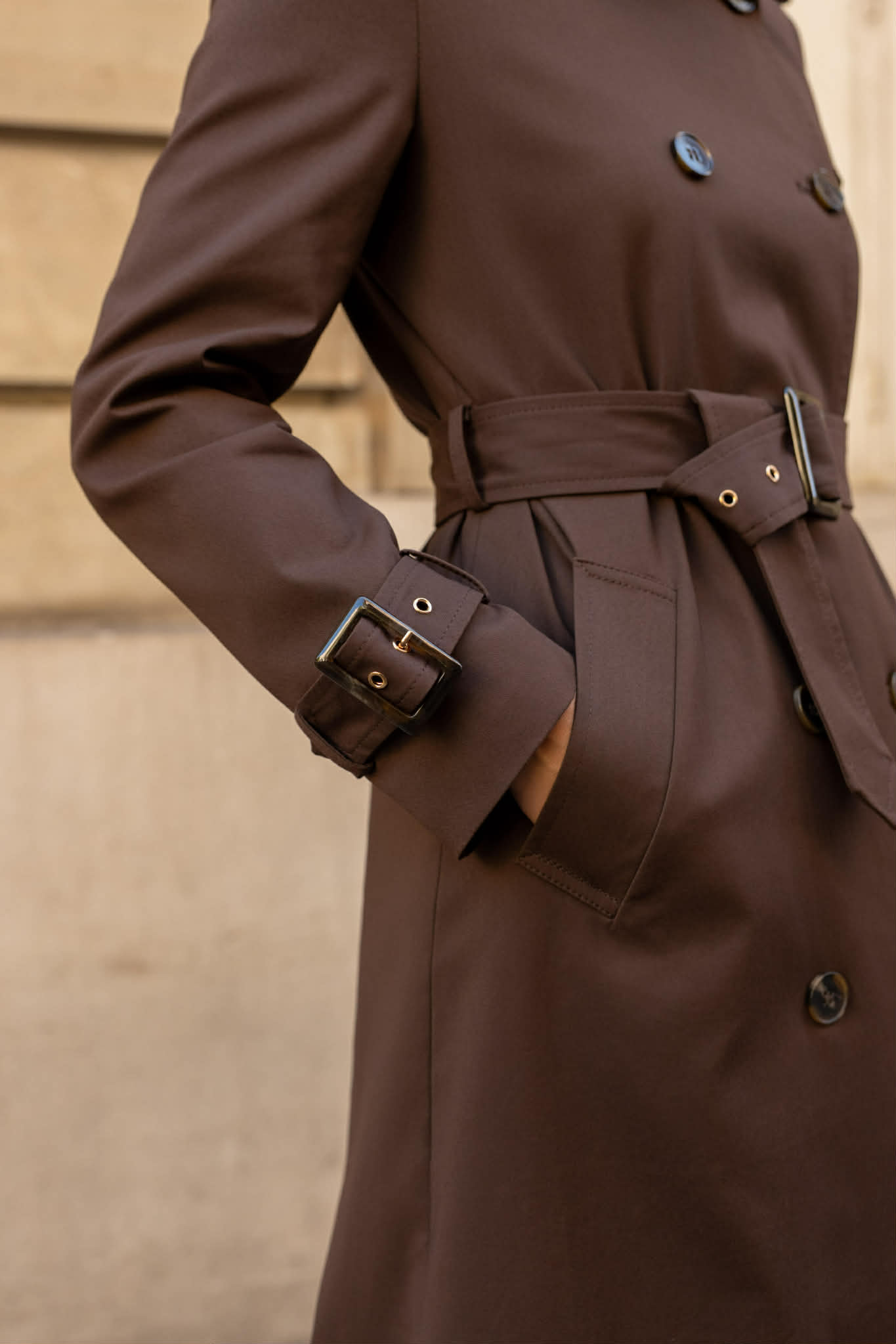 Trench Chocolat Premium - Noah