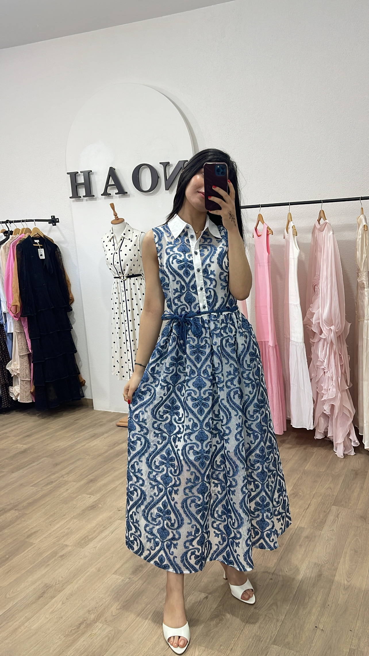 Robe Santorini Bleu Majesté – Image 4