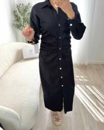 Robe Effet Jean Noire - Robes - Noah
