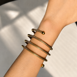 Bracelet Spirale Dorée