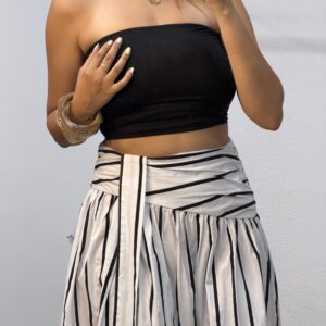 Top Bandeau Noir Intense