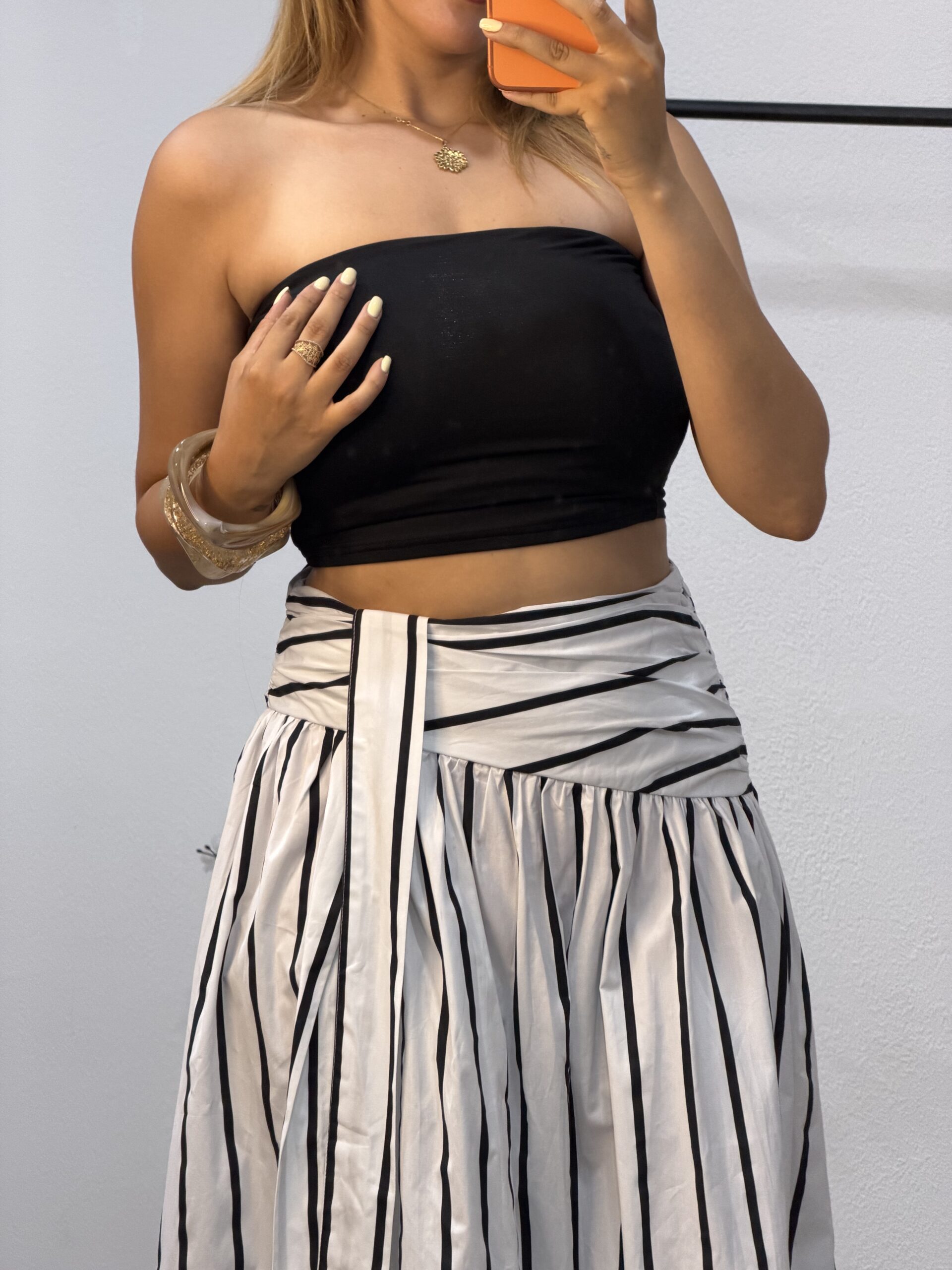 Top Bandeau Noir Intense