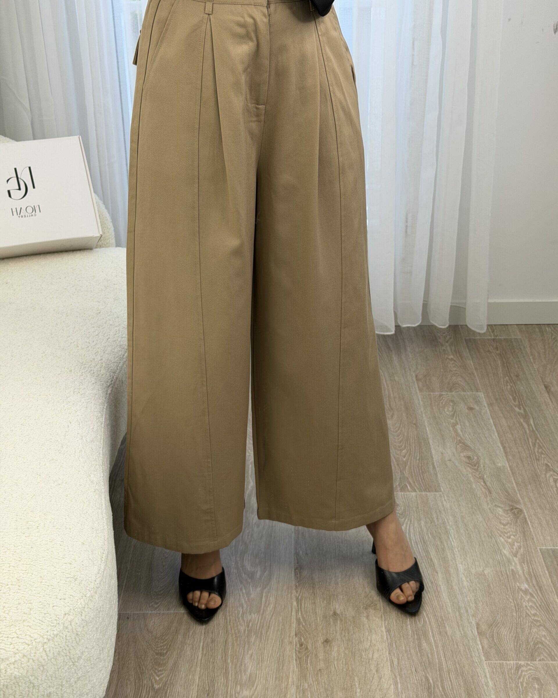 Pantalon Palazzo Camel - Noah