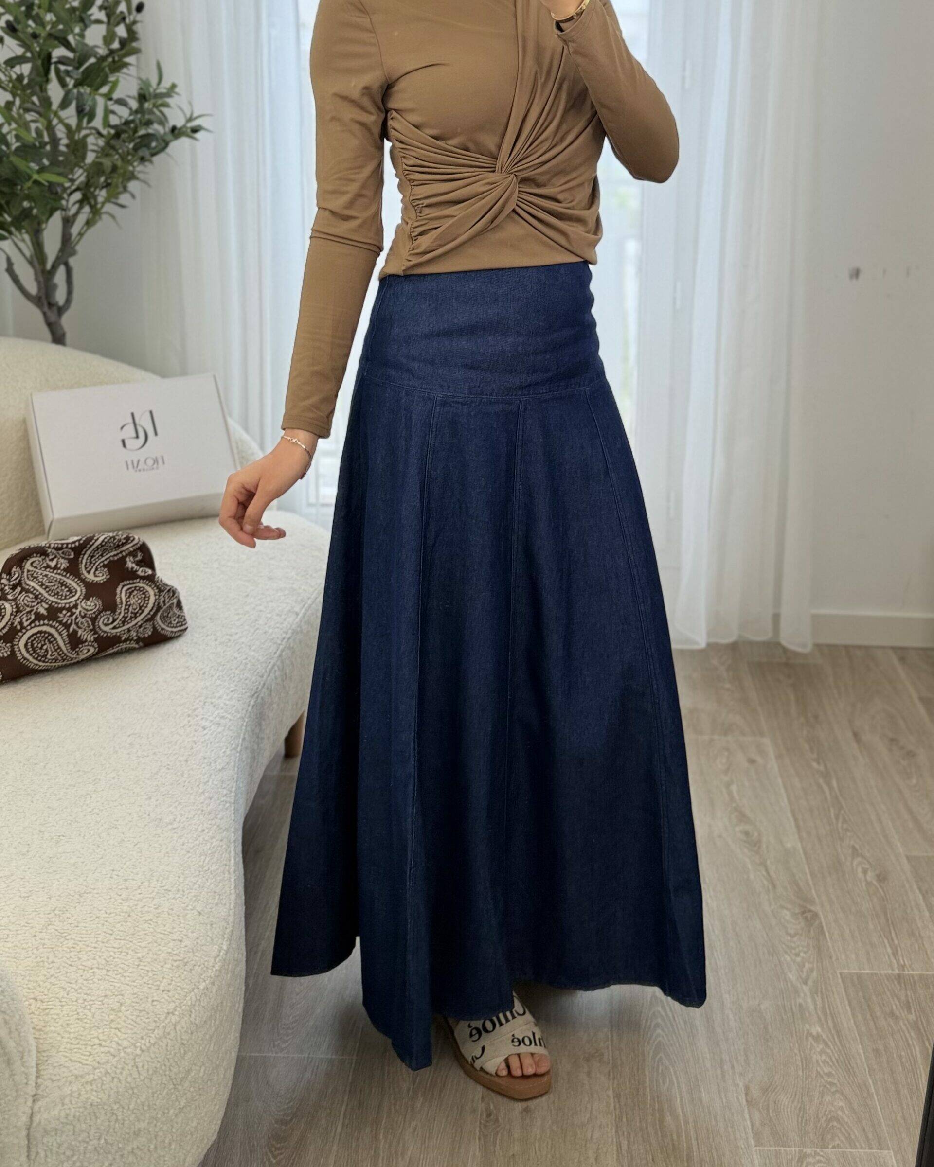 Jupe Denim Bohème - Noah