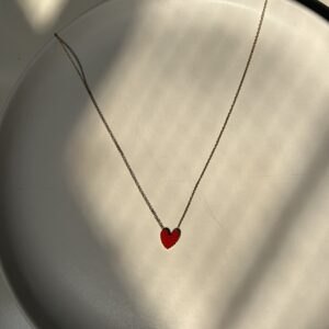 Collier Cœur Rouge
