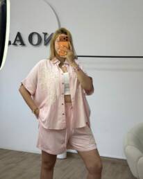 Ensemble Rosé Brodé - Noah