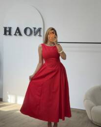 Robe Rouge Tendance - Noah