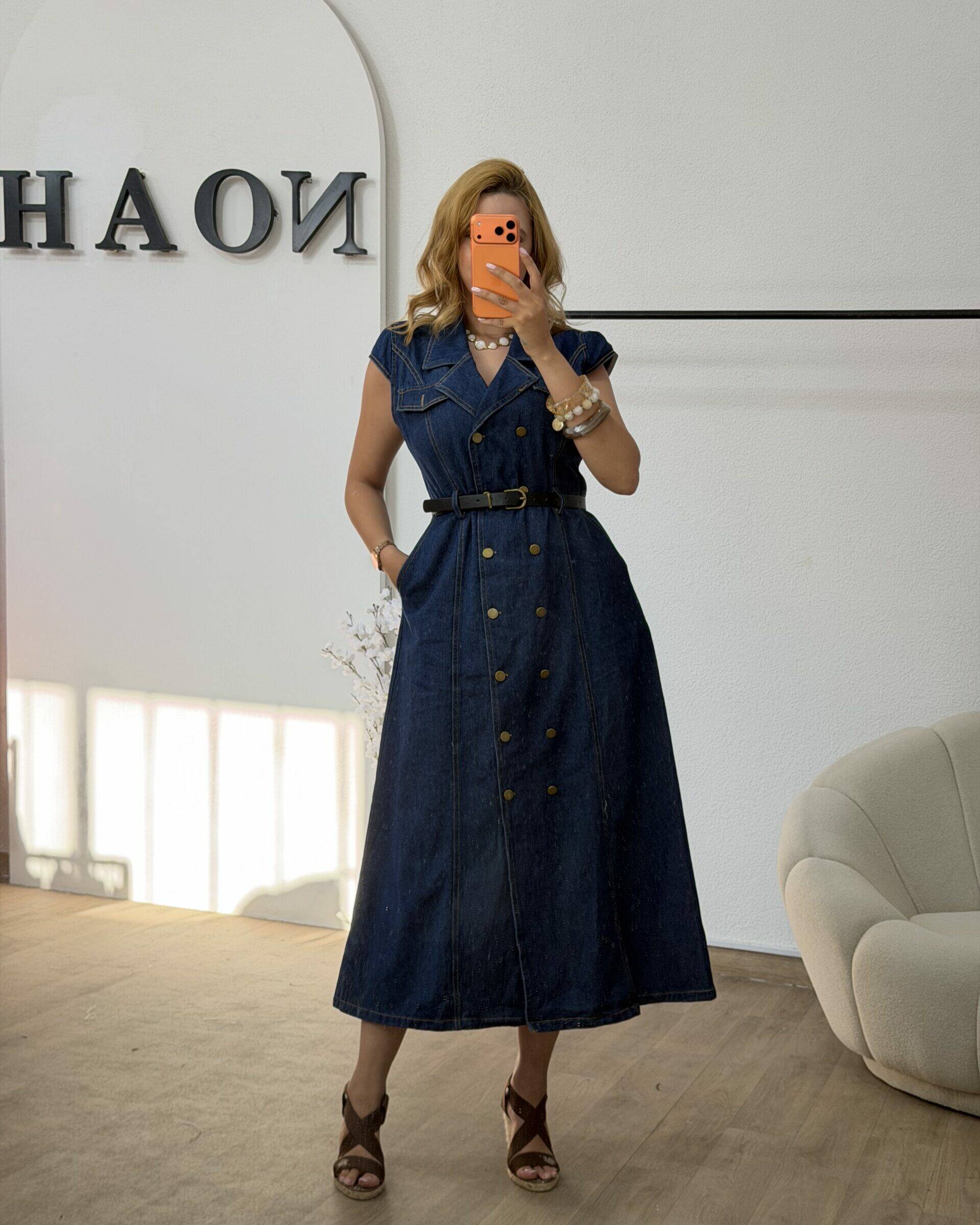 Robe Denim Élégance - Noah