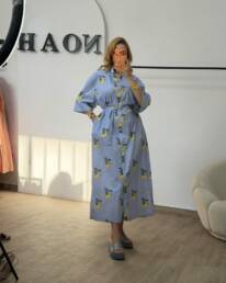 Robe Citron Bleu - Noah