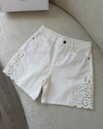 Short Éclat Blanc Brodé - Noah