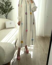 Robe Florale Brodée - Noah