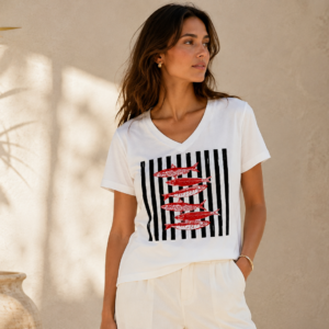 T-shirt Marée Graphique