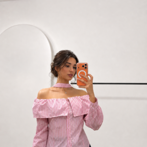 Blouse Douceur Rose