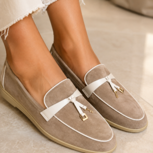 Mocassins Élégance Taupe